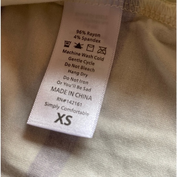 LuLaRoe Joy Vest Cream Purple Stripe Duster Women's Size XS - NWT - Picture 4 of 12